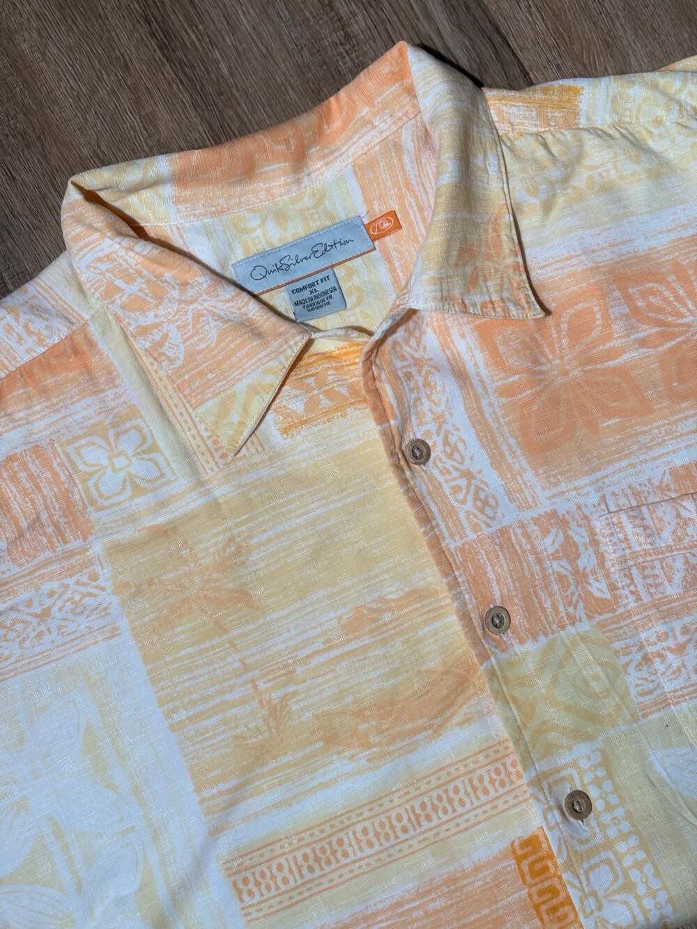 Quiksilver Edition y2k inspired Hawaiian Camp Shirt XL